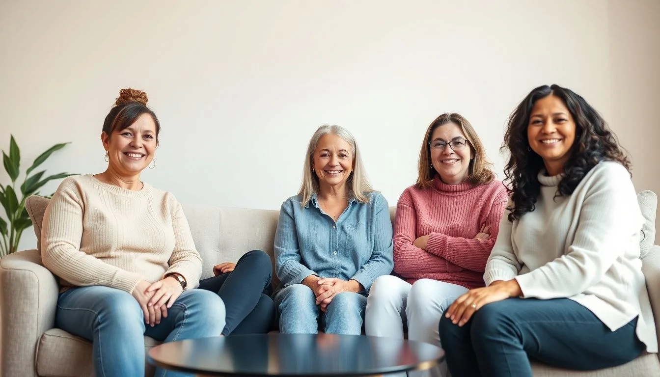 Supportive group therapy session
