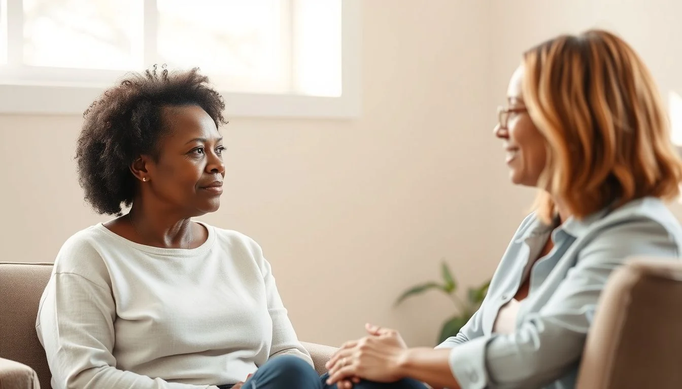 Supportive group therapy session