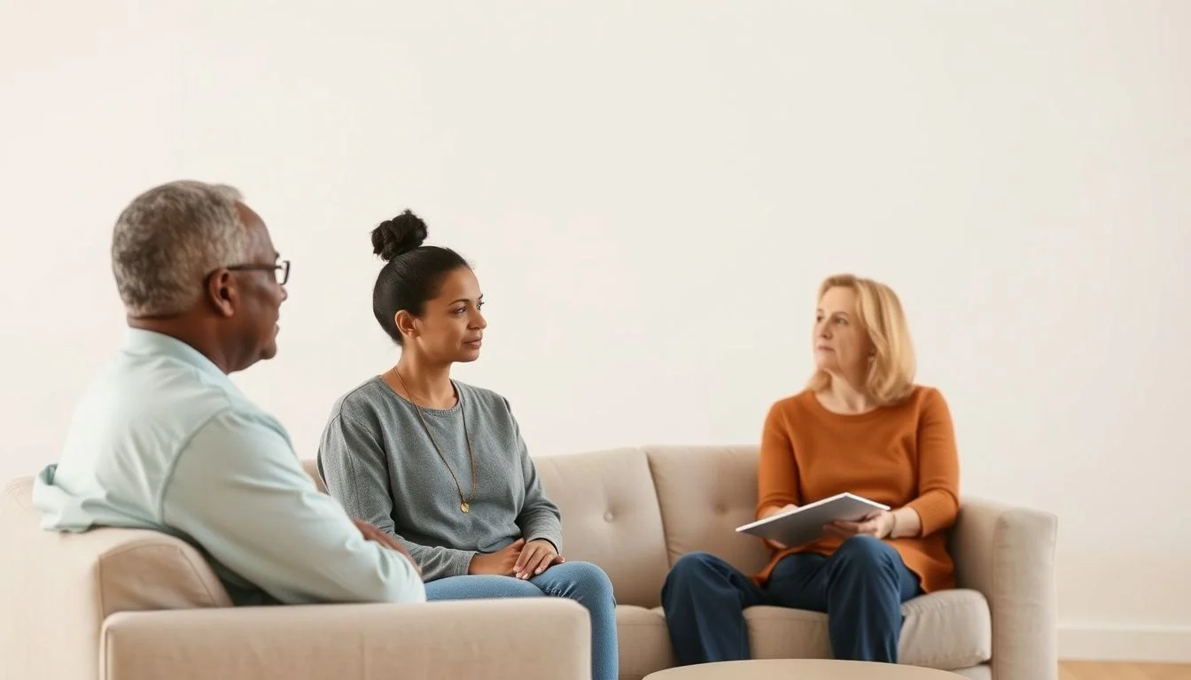 Supportive group therapy session